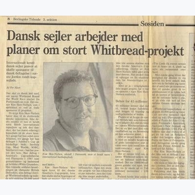 Berlingske Tidende newspaper - Feb 1991